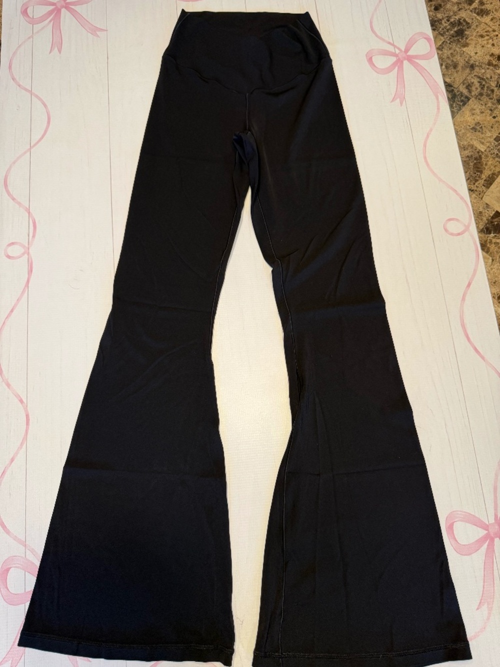 Aerie Offline Black Flare Leggings Size Medium